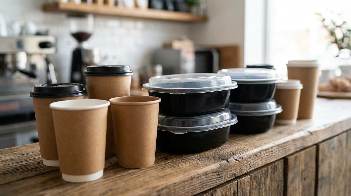 Paper cups and plastic food containers bulk manufacturer Nandha Paper Products India